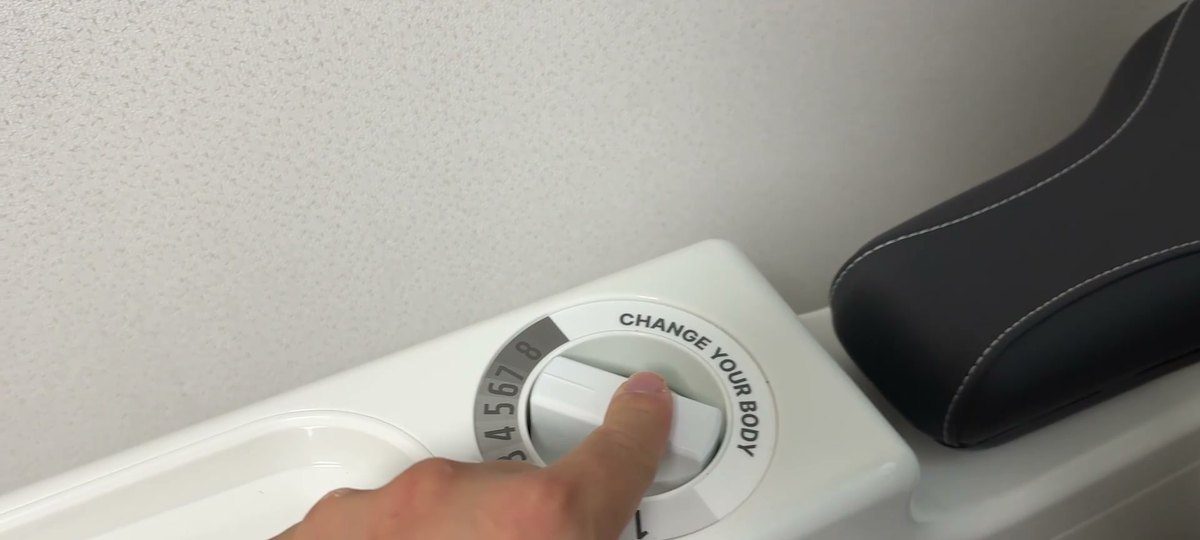 저항 조절 다이얼 — 높은 단계는 꽤 무겁다